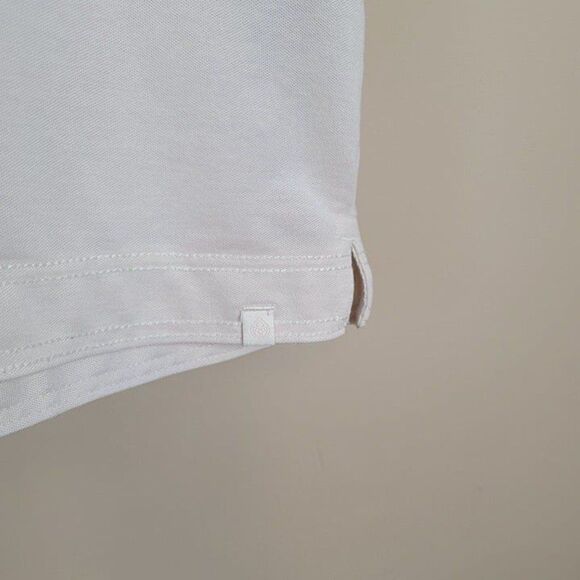 Tasc Performance Size XL Varsity Blocked Pique Polo Short Sleeve Black Bone - Picture 8 of 12